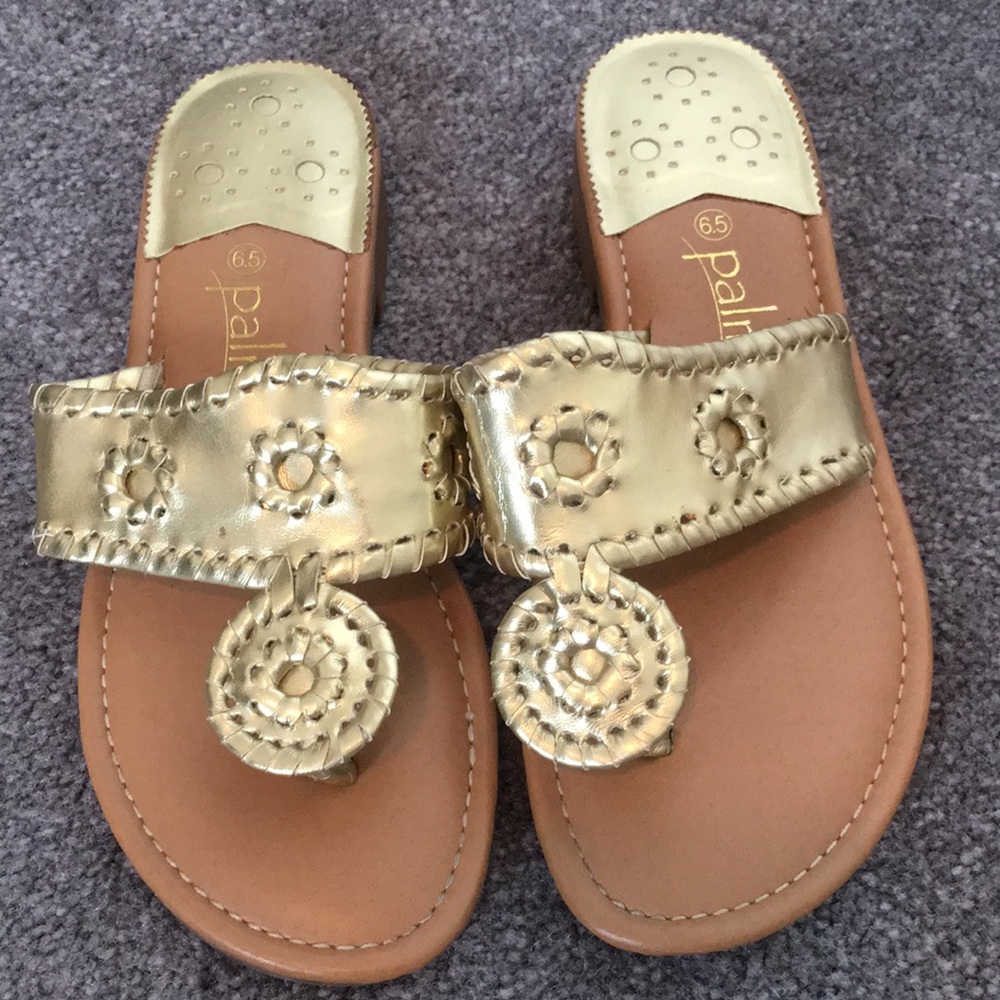 Palms gold sandal